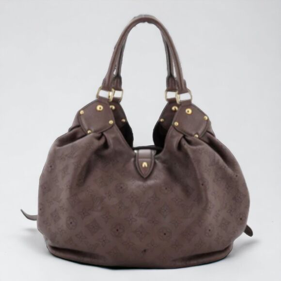 Louis Vuitton Authentic Brown Hobo Mahina Leather Handbag - Picture 3 of 16